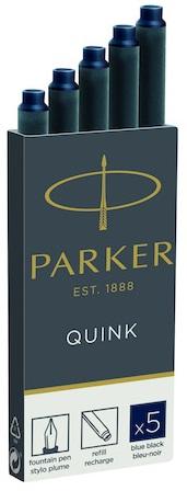 Pack 5x Recargas p/ Canetas Parker (Preto/Azul) - PARKER