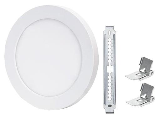 Painel de LED Superficie Redondo Ajustável (Ø 16,5cm) 12W 3 Cores (3000K/4000K/6000K) 850Lm