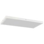 Conjunto de 4 Candeeiros de Teto Cor Regulável com Interruptor DIP e de Parede 3000K/4000K/6000K 60x30x3,7 cm Branco