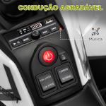 Quadriciclo Elétrico para Criança 12V Faróis Música MP3 Velocidade Ajustável e Cesta de Arrumação 88x50x57,5 cm Verde