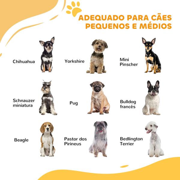 Barreira de Segurança para Cães 74 - 100 cm com Extensão Montagem a Pressão e Duplo Bloqueio para Porta Escada Branco