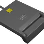 Leitor de Cartão Cidadão cr:citizen USB 2.0 (Preto) - 1LIFE