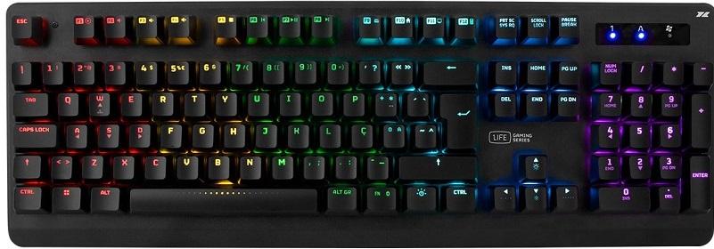Teclado Mecânico Mekan RGB X Red PT - 1LIFE