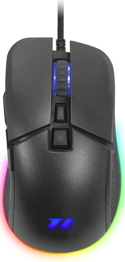 Rato Óptico Nuke 6400DPI RGB (Preto) - 1LIFE
