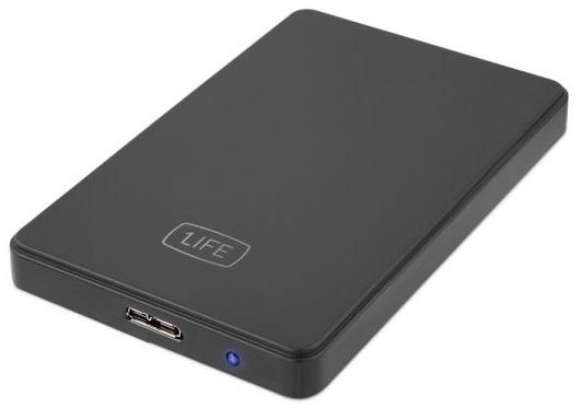 Caixa Disco 2.5 3 HDD/SATA USB 3.0 - 1LIFE