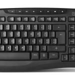 Teclado Flow USB Layout PT (Preto) - 1LIFE