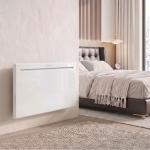 Aquecedor de Painel Inteligente 1500 W de Parede ou Independente com Temporizador Semanal, Branco