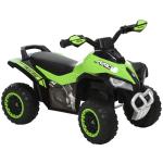 Quadriciclo Infantil para Crianças acima de 18 Meses com Função de Luzes e Música Desenho Inovador Suporta até 20kg 67,5x38x44cm Verde