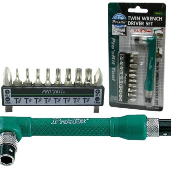 Kit Chave c/ 10 Bits (Blister) - Proskit