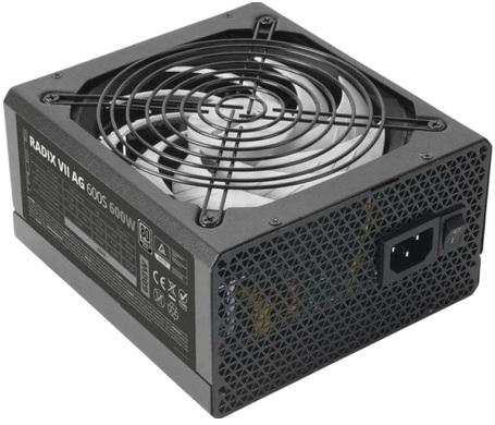 Fonte de Alimentação Radix Vii AG 600W ATX 80 Plus Silver (Preto) - TACENS