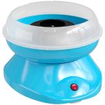 Máquina de Algodão Doce Potência 450W - 550W Doce com Colher Medidora e 10 Palitos de Bambu 27x26x18 cm Azul