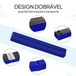 Barra de Equilíbrio Ginástica Dobrável 210 cm Barra de Ginástica Artística para Crianças Iniciantes e Ginastas 210x10x6,5 cm Azul