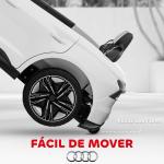 Carro Elétrico AUDI RS E - Tron GT 12V com 2 Motores Controlo Remoto Faróis LED Buzina Música USB 3 - 5km/h 103x58x41cm Branco