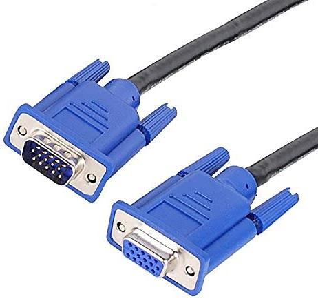 Cabo (VGA) DB15 Macho + (VGA) DB15 Femea - 1,5 mts