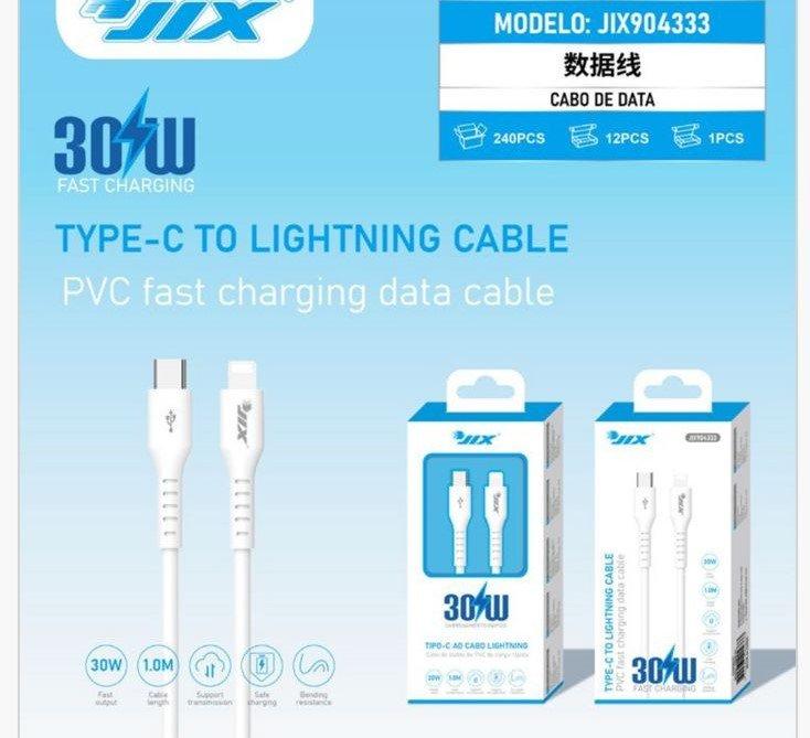 Cabo de Dados Lightning para Type-C (1M) – 30W