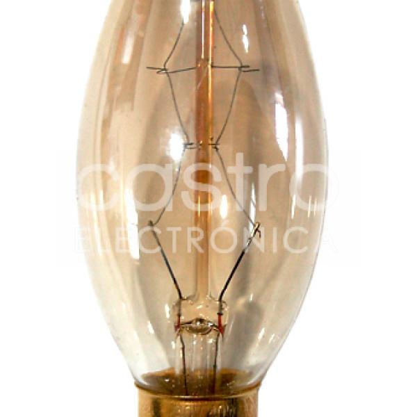 Lampada Incandescente tipo Vela Decorativa (Filamento Carbono) E14 40W