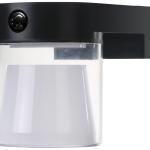 Aplique LED Solar Serie Laconi 4W CCT 3000/4000/6500K 500Lm c/ Sensor + Crepuscular (Preto) - GSC