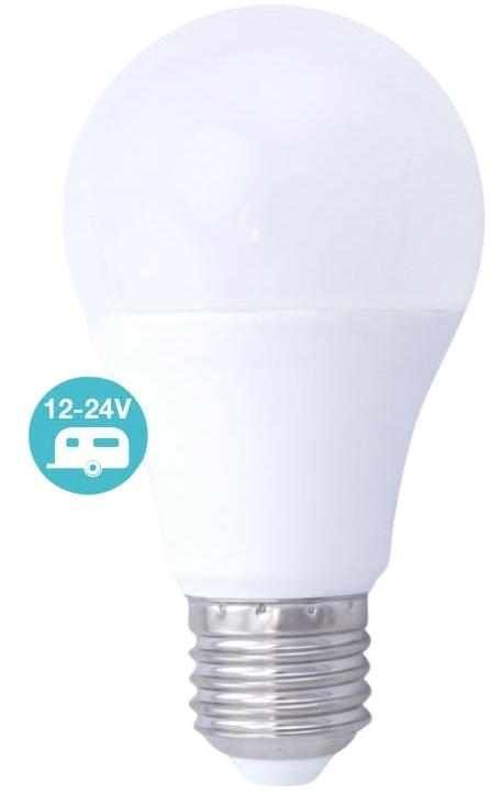 Lampada LED E27 A60 12/24V DC 12W Branco Q. 3000K 1160Lm - GSC