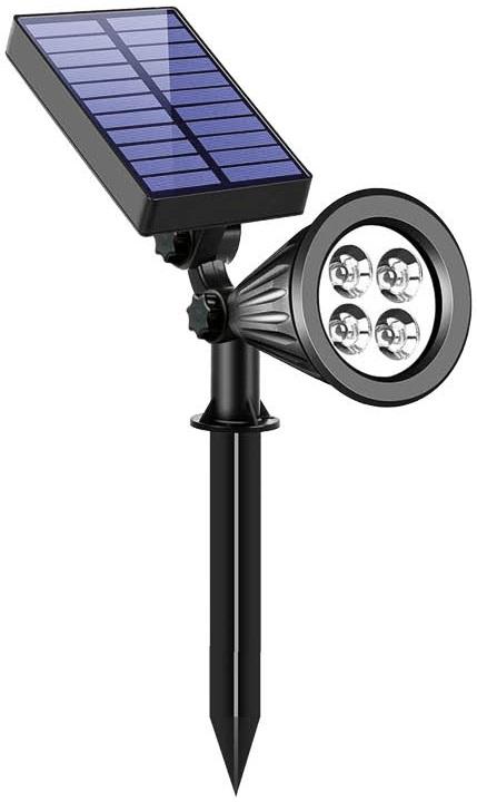 Lâmpada Solar LED Exterior 3W Branco Q. 3300K 250Lm (IP67) c/ Painel Solar - GSC