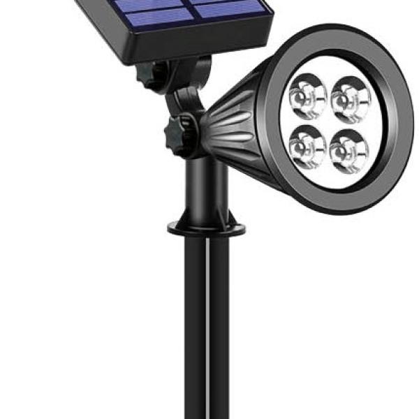 Lâmpada Solar LED Exterior 3W Branco Q. 3300K 250Lm (IP67) c/ Painel Solar - GSC