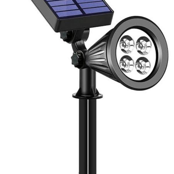 Projetor LED Solar t/ Estaca 3W 6500K 250Lm Alezu (IP67) - GSC