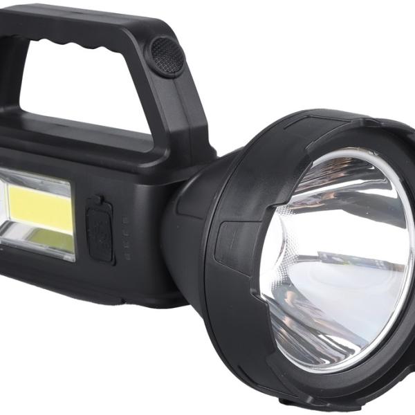 Lanterna LED COB 3W + 3W SMD LED Recarregável 800mAh IP65 c/ PowerBank - GSC