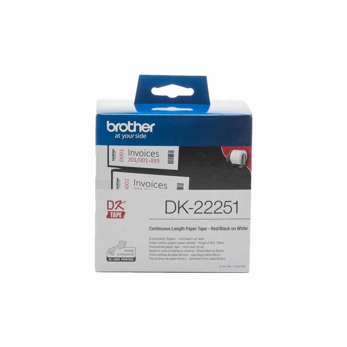 Adaptador DisplayPort para HDMI Brother DK22251 15,24 m Azul Branco Preto