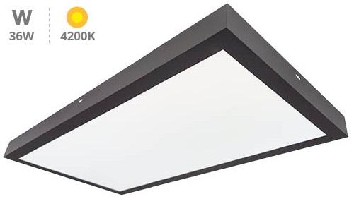 Painel de LED Superficie (90 x 30cm) 36W 4200K 3600Lm (Preto) - GSC