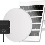 Candeeiro Plafon Telfer LED 6500W 6W c/ Painel Solar (Branco) - GSC