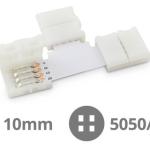 Conector União em Forma de T 10mm (SMD5050/RGB) p/ Fita de LEDs - GSC