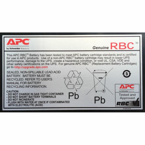 Bateria APC RBC32                Recarga