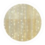 Cortina 300 LEDs Decoração Natal Branco F. 6000K (3 x 1 mts) - GSC