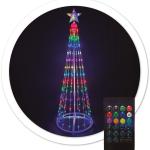 Árvore de Natal 118 LEDs RGB USB IP44 c/ Comando 32 Funções (1,2 mts) - GSC