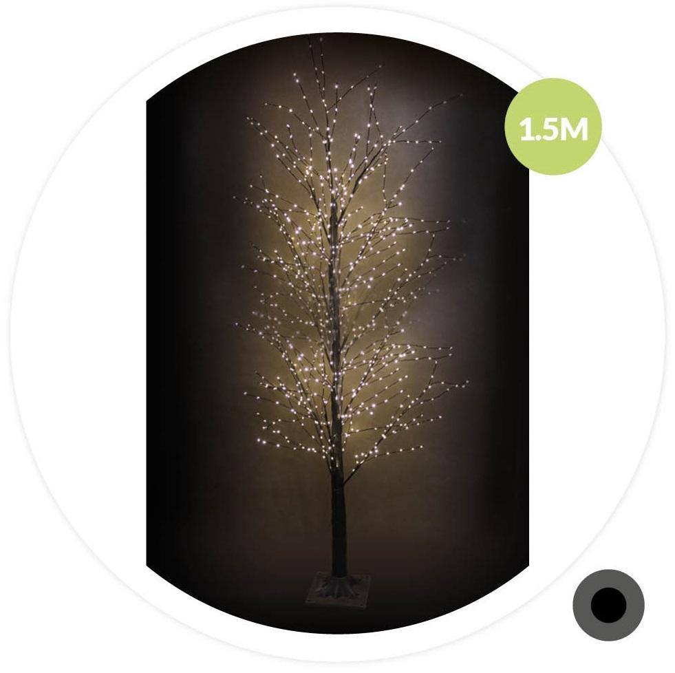 Árvore Decorativa 900 Micro LEDs Branco Quente 3000K (1,5 mts) - GSC