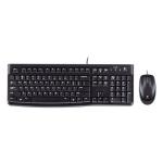 Teclado e Rato Logitech 920-002543 Preto Italiano QWERTY