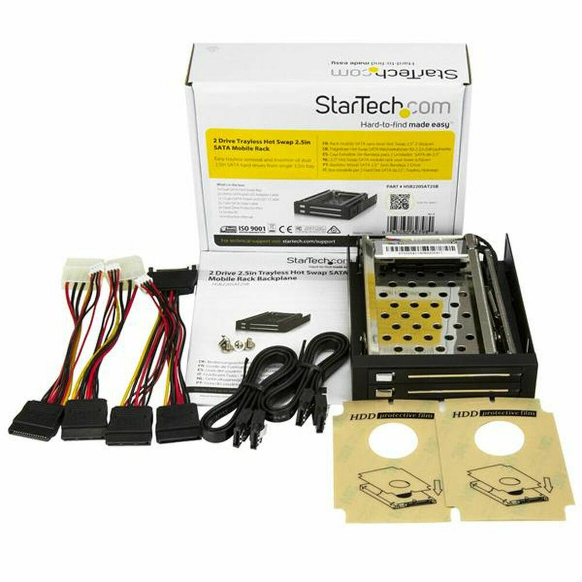 Invólucro de Disco Rígido Startech HSB220SAT25B 2,5"