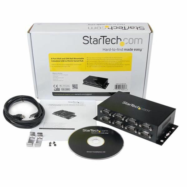 Adaptador USB para RS232 Startech ICUSB2328I Preto