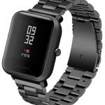 Correia Metálica Elos (Preto) p/ Xiaomi Amazfit GTS/Bip/Bip Lite/GTR 42mm/Ticwatch/Huawei/Samsung/..