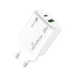 MEDIARANGE DUAL USB - A AND USB - C 25W CHARGER