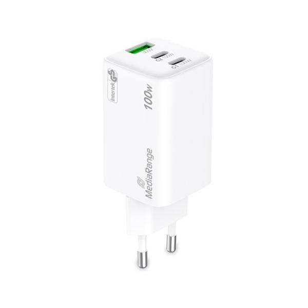MEDIARANGE TRIPLE USB - A OR USB - C CHARGER 100W
