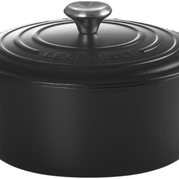 Caçarola Cocotte Redonda 22cm 3.3L (Preto) - LE CREUSET