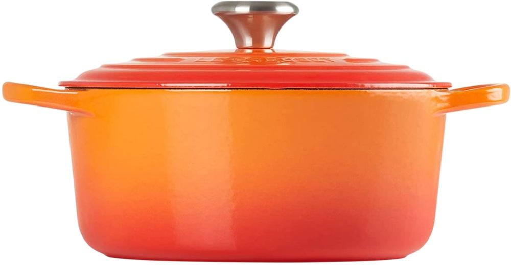 Caçarola Signature Redonda de Ferro 5.3L 26cm (Laranja) - LE CREUSET
