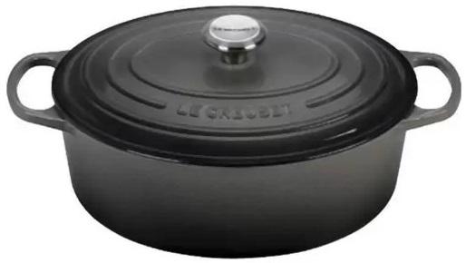 Cocotte Oval Evol. 31cm Flint 4.1L (Cinzento) - LE CREUSET