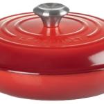 Caçarola Baixa de Ferro Fundido 26cm 2.2L (Cereja) - LE CREUSET