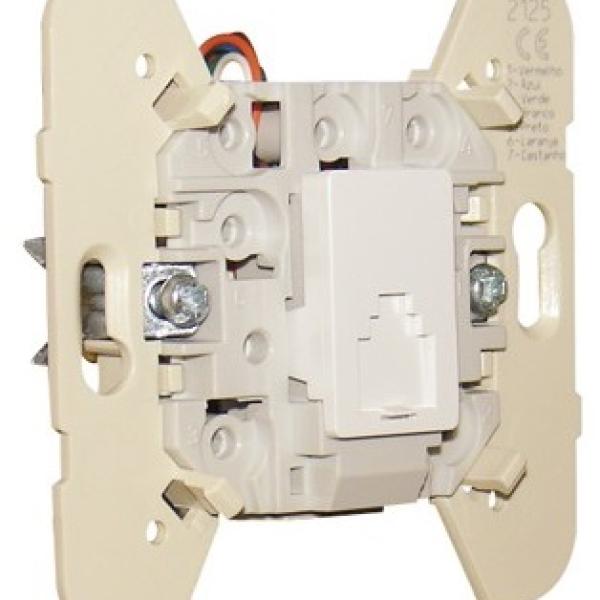 Tomada Telefónica RJ11 (4 Condutores) Série MEC21 - EFAPEL