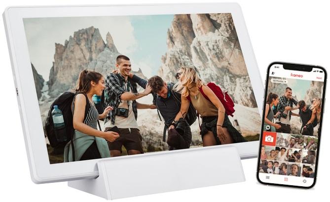 Moldura Digital 10,1 DigiFrame WiFi (Branco) - BRAUN