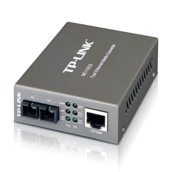 Conversor de mídia TP - Link MC110CS 1 Porta RJ - 45 10/100 — Recondicionado