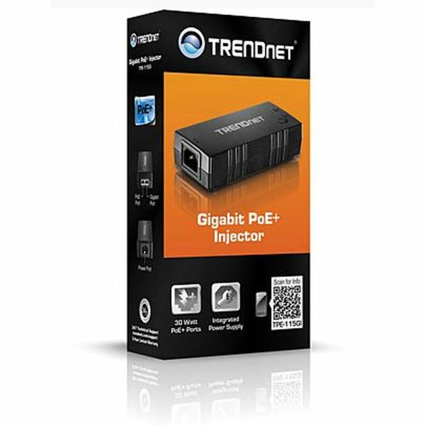 Injetor PoE Trendnet TPE-115GI            Preto