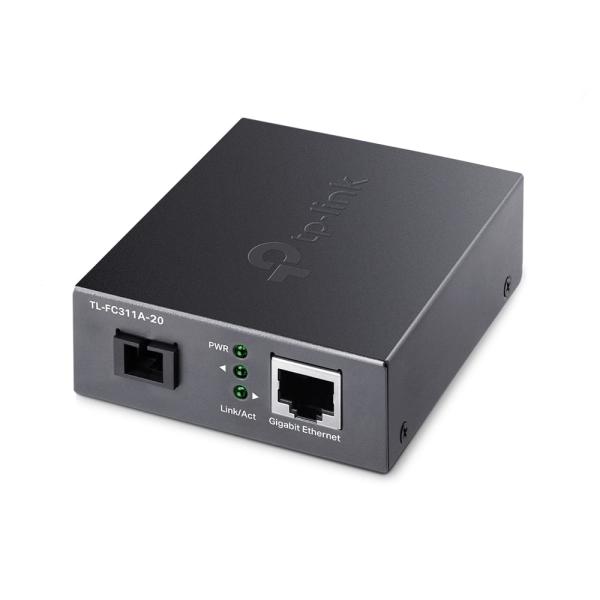 Conversor Media TP - Link 1× 100Mbps SC Port, 1× 10/100M TL - FC311A - 20 — Recondicionado