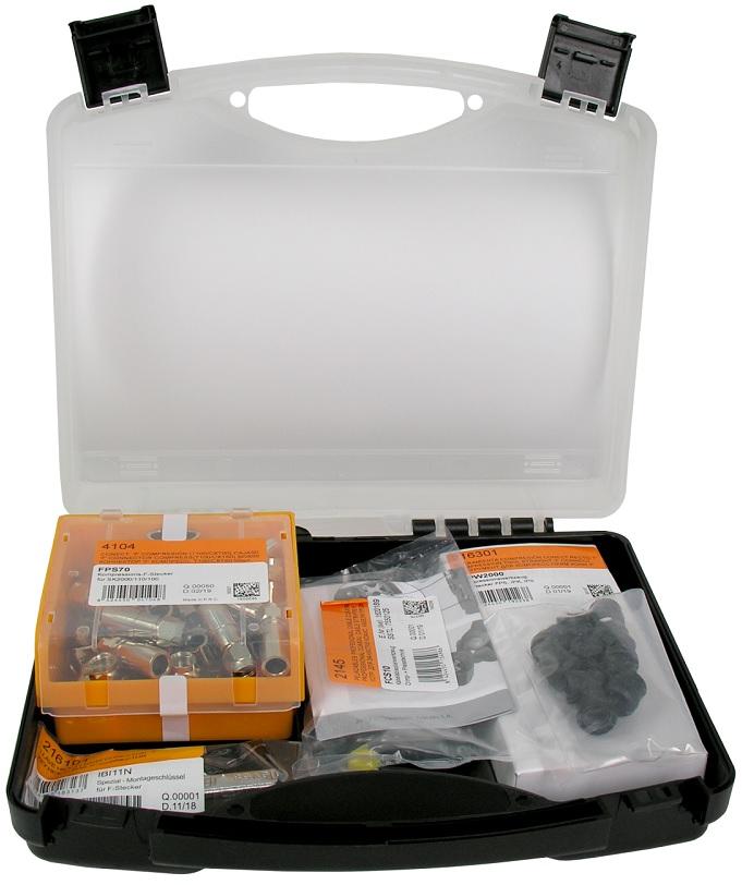 Kit de Conectorização de Compressão F (5 pcs) - TELEVES
